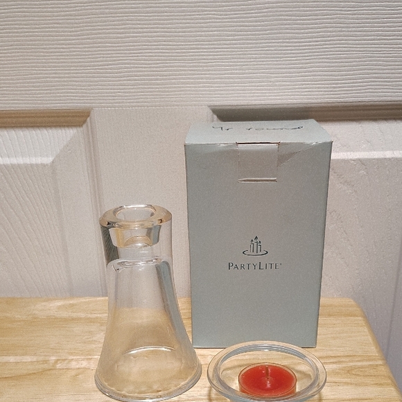 PartyLite Clarity 5" (13cm) Taper/Tealight Holder - Picture 4 of 4